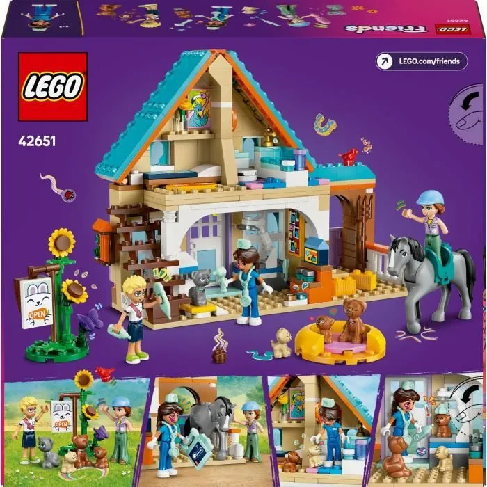 LEGO Friends 42651 La clinique vétérinaire pour chevaux et animaux de compagnie - Jouet-5