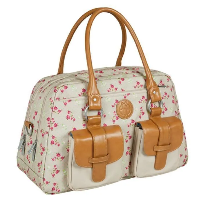 Lassig sac à langer vintage metro bag Rosebud Fairytales multi color-0