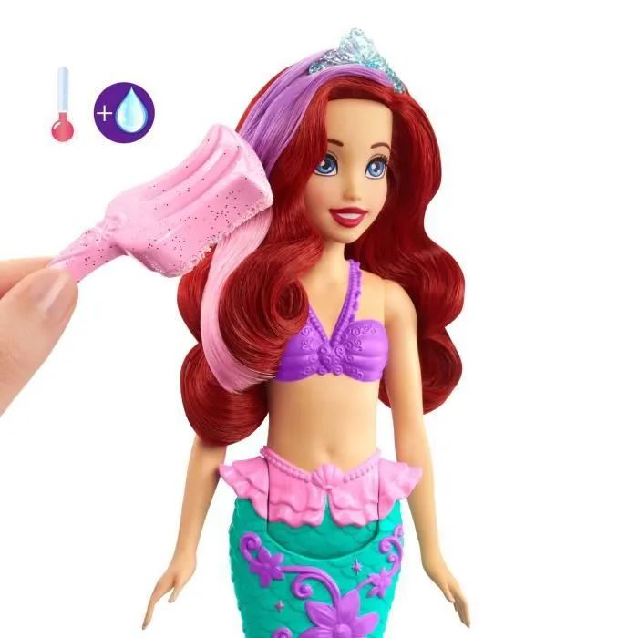 Princesse Disney - Ariel Cheveux Fabuleux - Poupées Mannequins - 3 Ans Et +-4