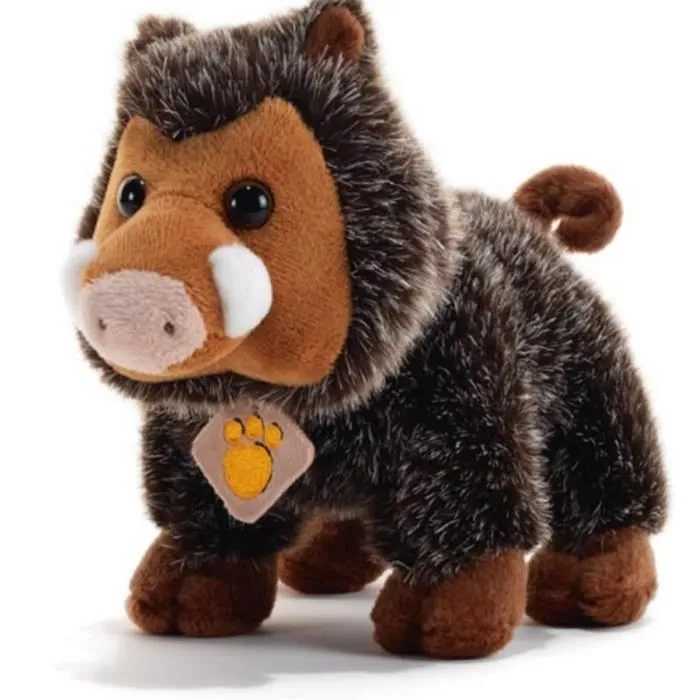 Peluche sanglier 21 cm - Plush & Company-0