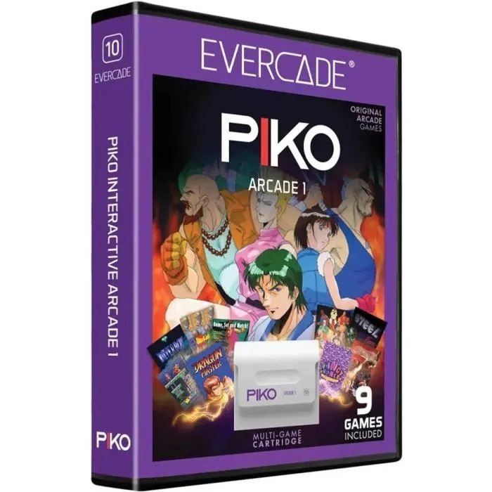 Jeu vidéo - Blaze - Piko Arcade Collection 1 - Cartouche Arcade N° 10 - Rétrogaming - 9 jeux inclus-1