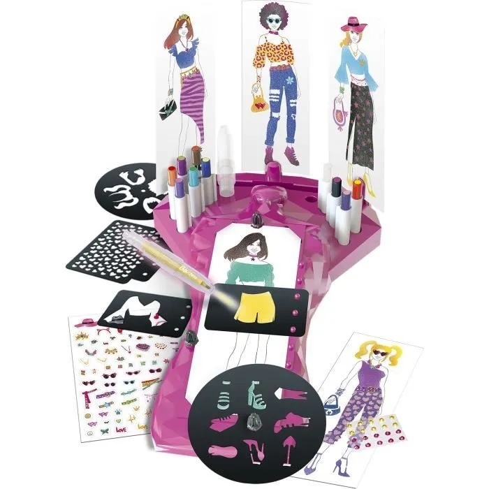 Blopens Fashion - Lansay - Mon Atelier Mode - Effet aérographe - Personnalisation-0