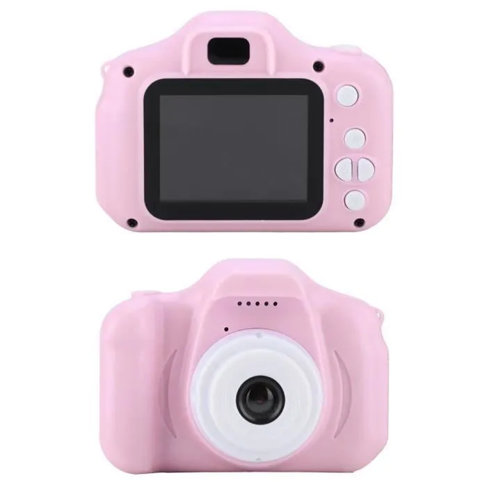 Appareil Photo pour Enfant - X2 Mini - Rose - 2.0 IPS - 1080P - 32G-1