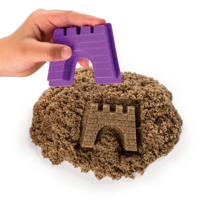 COFFRET PLAGE 340G + 9 ACCESSOIRES - KINETIC SAND - SABLE MAGIQUE - Jouet 3 ans-4