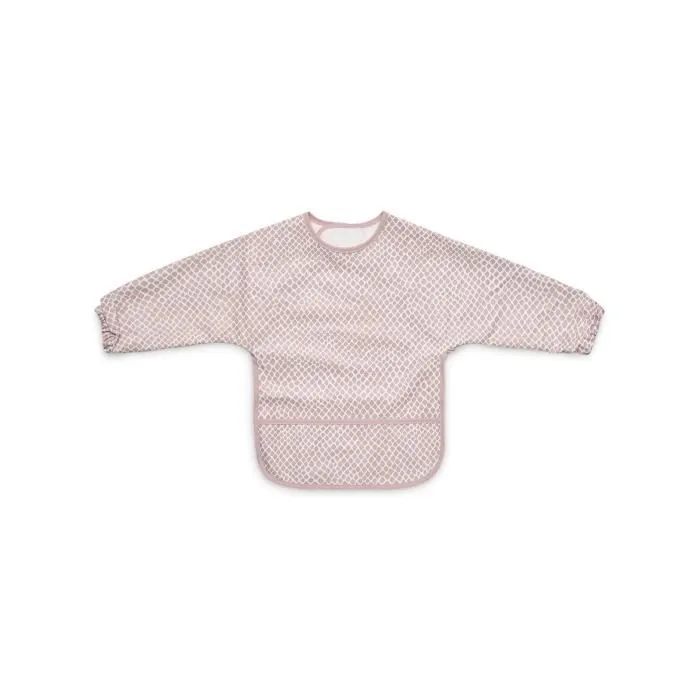 Bavoir Imperméable avec manches Mouw Snake Rose Tendre - Jollein-0