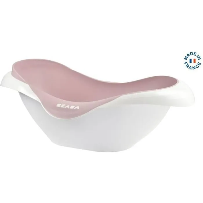 BEABA, Baignoire pour Bébé Camélé'O, Antidérapante et Confort, - Old Pink-0