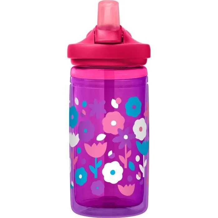 Gourde isolée - CamelBak - Eddy+ Kids - 400 ml - Tritan sans BPA - Violet/rose/multicolore-1