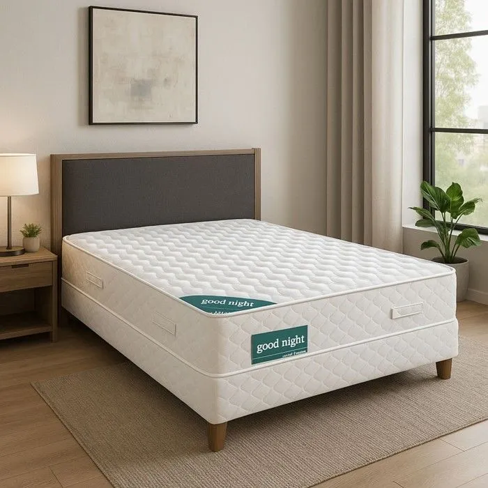 Matelas Mousse 140x190 - Soutien Ferme - Hauteur 21 cm - Goodnight - MATELAS GOODNIGHT-0