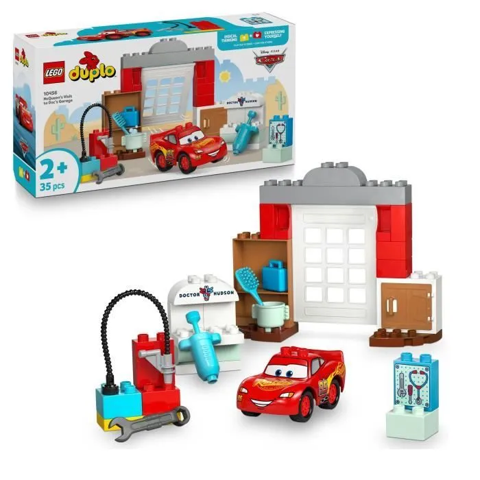 LEGO DUPLO Disney Et Pixar Cars 10456 La Visite De Mcqueen Au Garage De Doc - Jeu 2 Ans-0