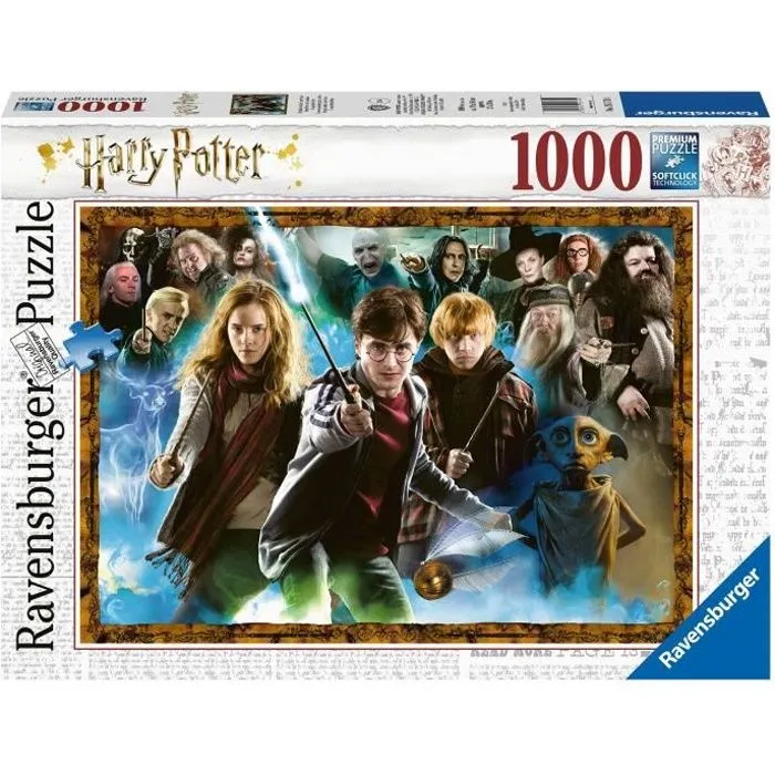 Puzzle Harry Potter 1000 pièces - Ravensburger - Humains, personnages et célébrités - Mixte - Dès 12 ans-0