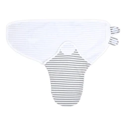 Lange bébé 0-3 mois - Couverture d'emmaillotage en coton Rayé Nid d'ange-1