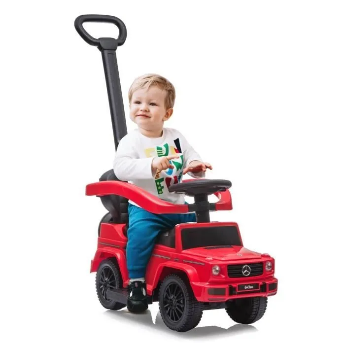 Poussette Mercedes-Benz G 350 D Rouge 3 en 1 pour enfants de 18 mois et plus - Jamara Kids-1