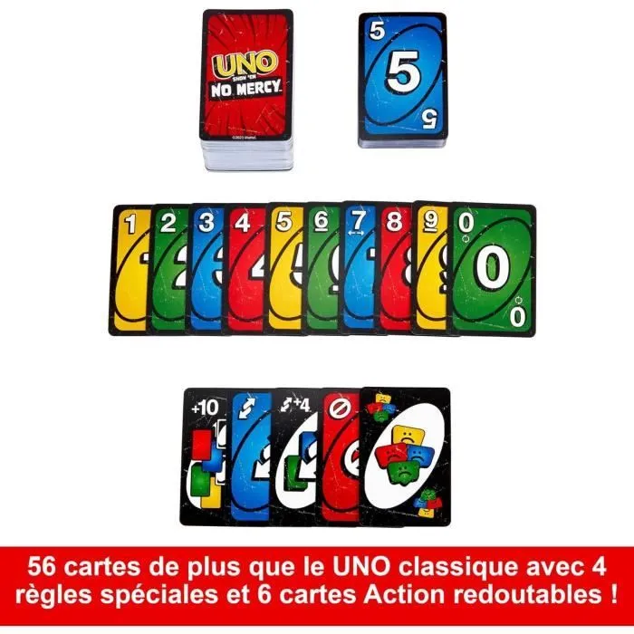 Jeu de cartes UNO Show em No Mercy - Mattel Games-2