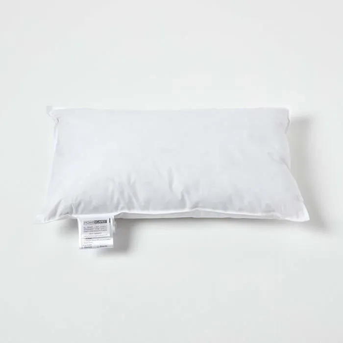 Coussin de garnissage en plumes de canard et coton - HOMESCAPES - 30x50 cm - Lot de 2-3