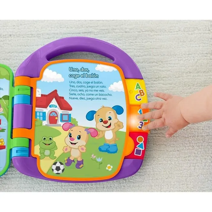 Livre interactif d'apprentissage Fisher-Price FRC69 - Jouet éducatif interactif pour enfant de 6 mois et plus-3