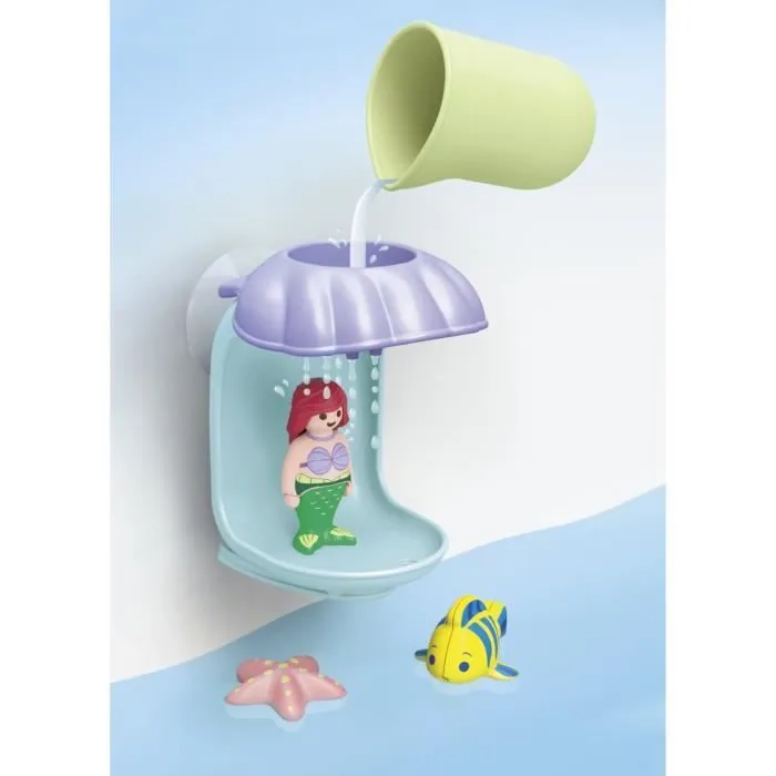 PLAYMOBIL Junior 71460 Ariel avec coquillage de bain, Disney, Jouet pour le bain, Dès 12 mois-2