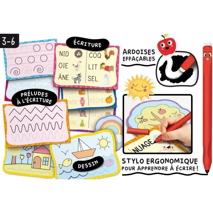 Stylo ergonomique - Montessori Pen Super Ecole d'écriture - LISCIANI-3
