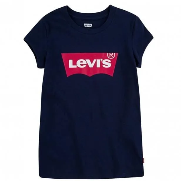 Tee shirt levi's fille bleu marine 4E4234-C6Y-1