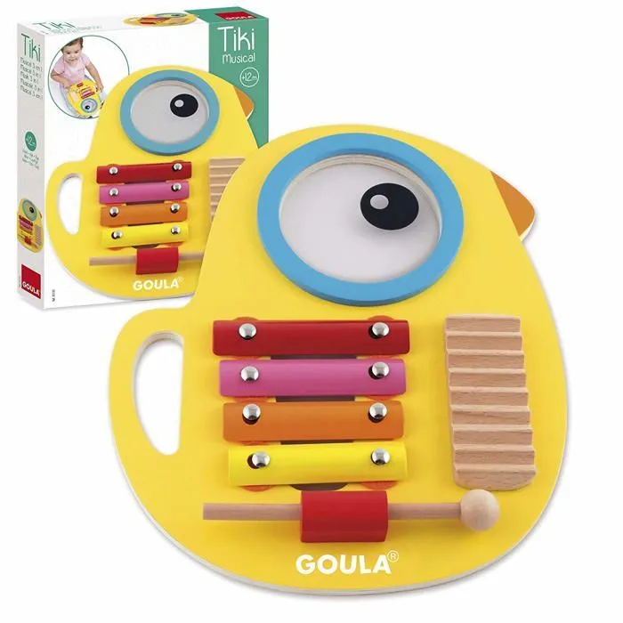 Jouet musical - Goula - Tiki musical 3 en 1 - Pour bébé - Mixte-2
