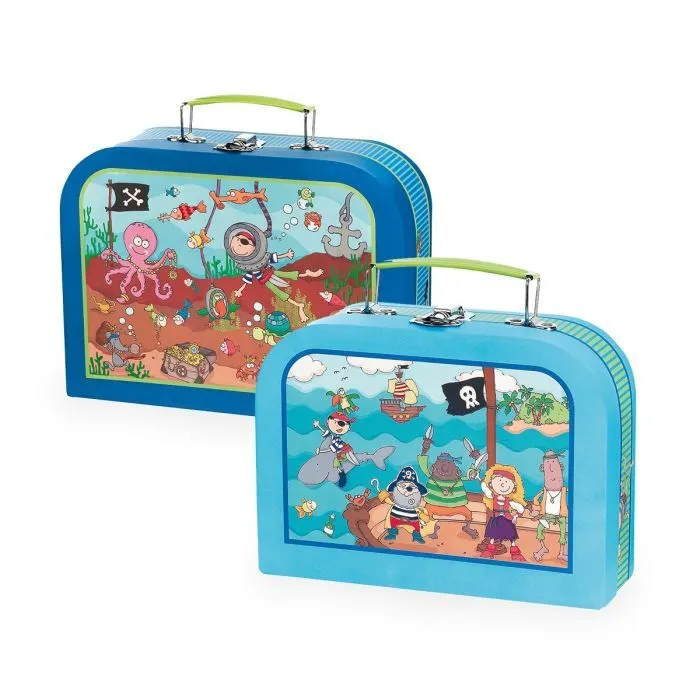 Set de 2 valises - Sammy Samoa - Colorées - Souple - 26 x 19,5 x 9 cm - Pour enfants-1