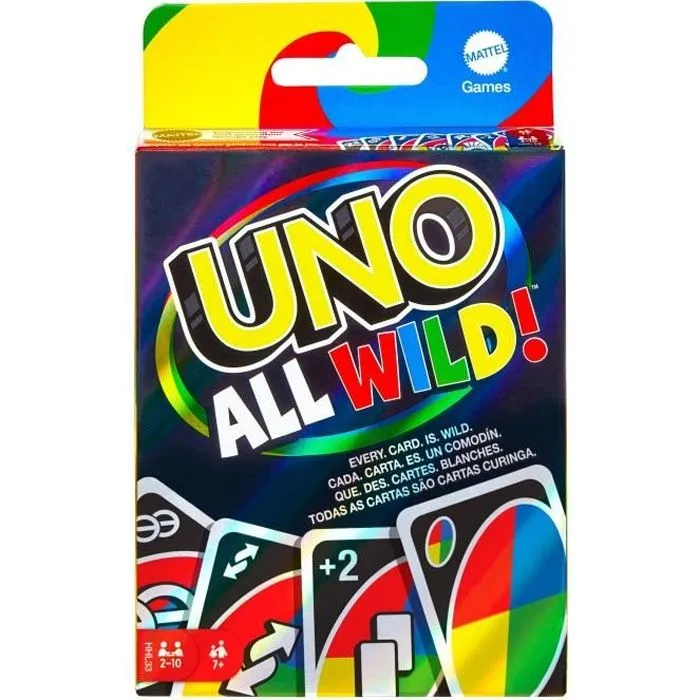 Mattel Games - Uno All Wild - Jeu de Cartes Famille - Dès 7 ans-0