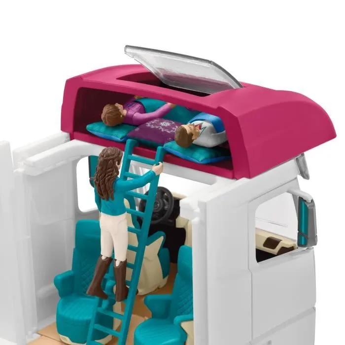 Camping-Car Equestre, schleich 42619 HORSE CLUB - coffret, 227 pièces, dès 5 ans-6