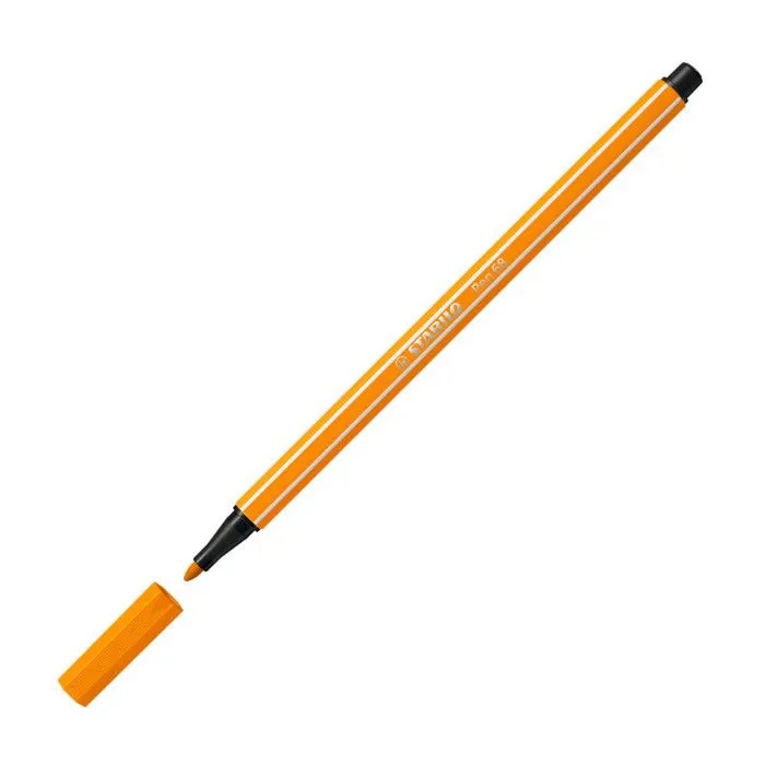 Feutre de dessin STABILO Pen 68 - pointe moyenne - Orange 54-2