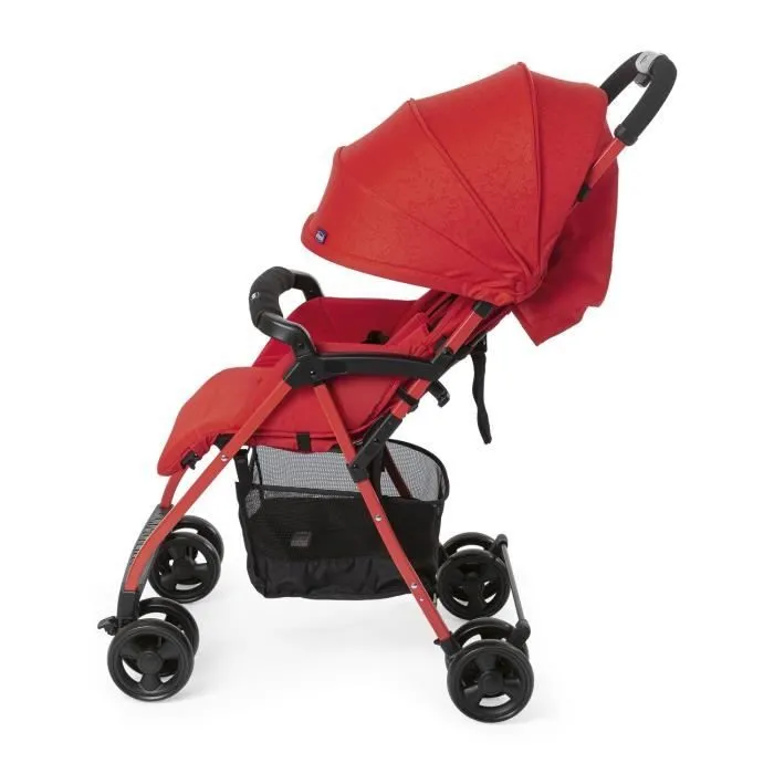 Poussette citadine CHICCO Ohlala 3 - Rouge Passion - Dossier inclinable - Arceau de sécurité-3
