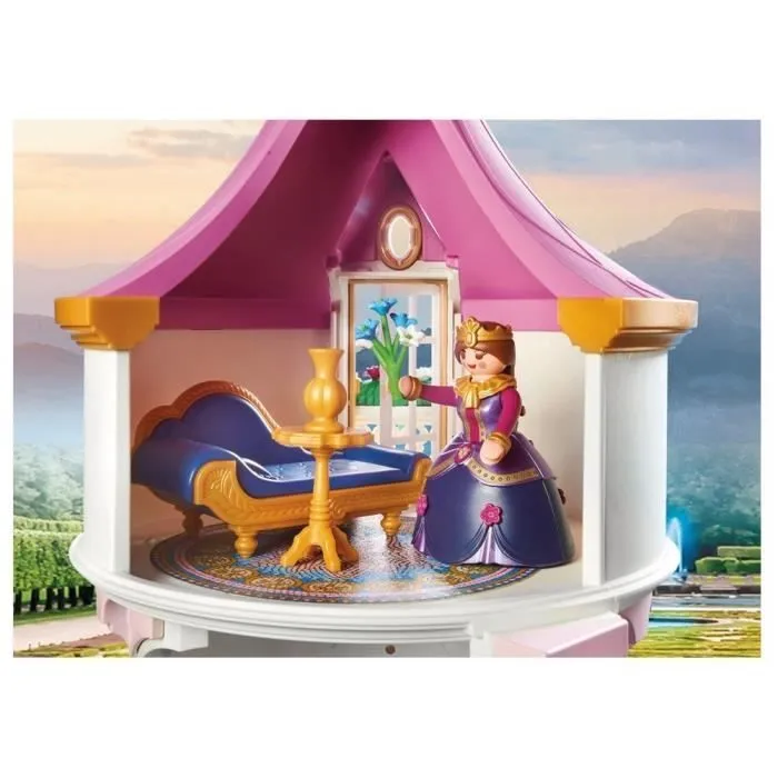 PLAYMOBIL 70448 Palais de princesse, 265 pièces, 2 personnages inclus, Dès 4 ans-5