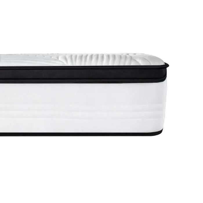 Matelas 140x190 cm CASSIE - epaisseur 30 cm - 560 Ressorts ensachés et Mémoire de forme-3