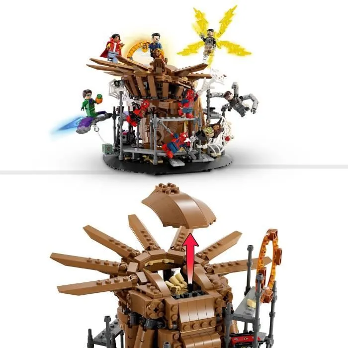 LEGO® Marvel 76261 Le Combat Final de Spider-Man : No Way Home, Jouet avec 3 Peter Parkers, Bouffon Vert, Electro-2