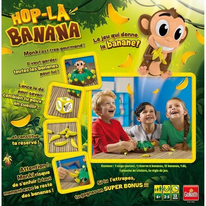 HOP LA BANANA - Jeu de société enfant - GOLIATH-3