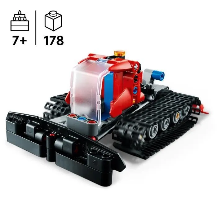 LEGO® Technic 42148 La Dameuse, 2-en-1, Jouet de Construction, avec Motoneige, Maquette Véhicule-2