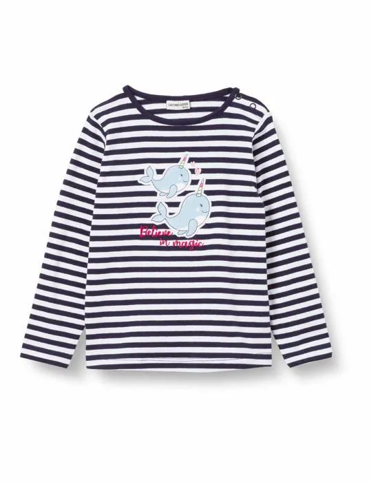 Salt - pepper - 13211202 - Salt and Pepper Longsleeve Seaside Stripes Chemise, Bleu Marine, 2 Mois Bebe garcon-0