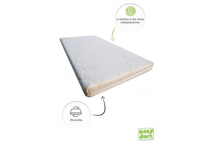 Easy Dort Matelas bébé 50x83 cm | Berceau ou lit bébé | Fabriqué en France | Anti bactérien | Été & Hiver | Double Face | Très Confo-3