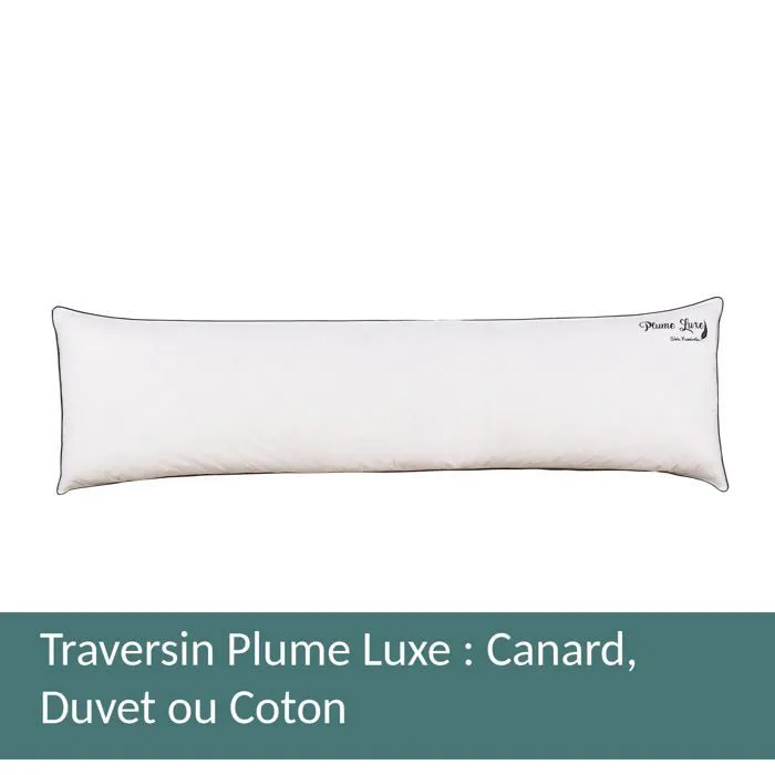 Traversin - Sampur - Soft Plumes - 140x40 cm - Garnissage en Plume et Duvet - Confort Ergonomique-3