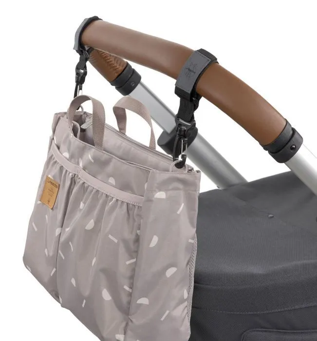 Lässig Sac de couches beige blanc pour femme - Casual Multitalent Organizer Blocks Taupe 174441-4