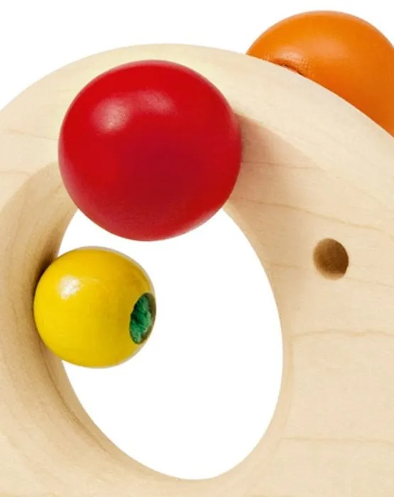 Hochet en bois Topino - SELECTA - Jouet pour bébé - Multicolore - Mixte-1