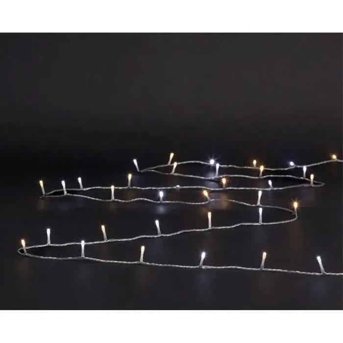 Guirlande de Noël "Timer II" 10m Blanc Froid & Blanc Chaud-0