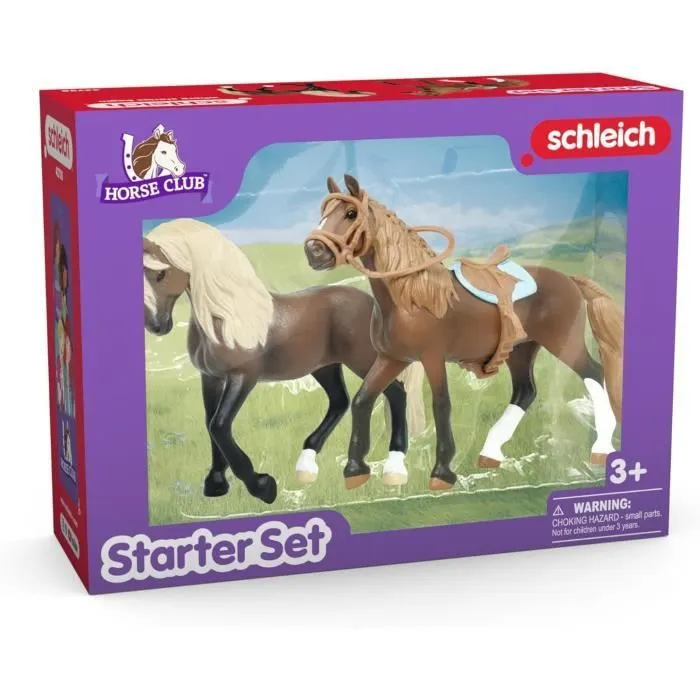 Mes Premiers chevaux Paso Péruvien, Figurines 2 chevaux, SCHLEICH 42738 Horse Club, dès 5 ans-4
