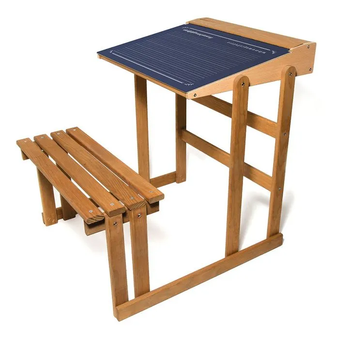 Pupitre vintage Vilac avec ardoise réversible 3 - 6 ans, 6 ans et plus-3