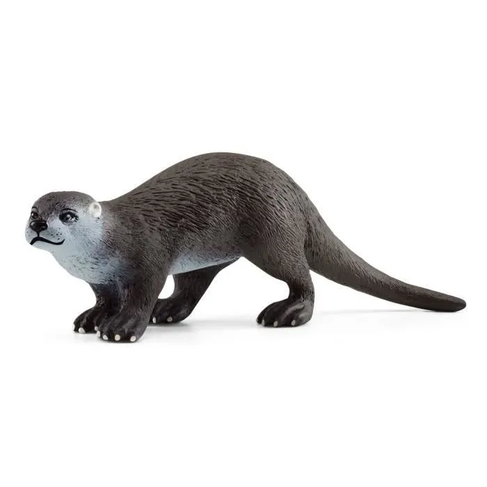 Figurine - SCHLEICH - Loutre - Pelage épais - Gamme Wild Life-0