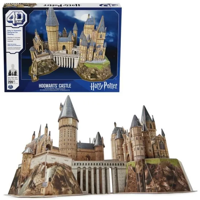 Puzzle 4D Build Harry Potter Hogwarts Castle modèle 3D à assembler-0