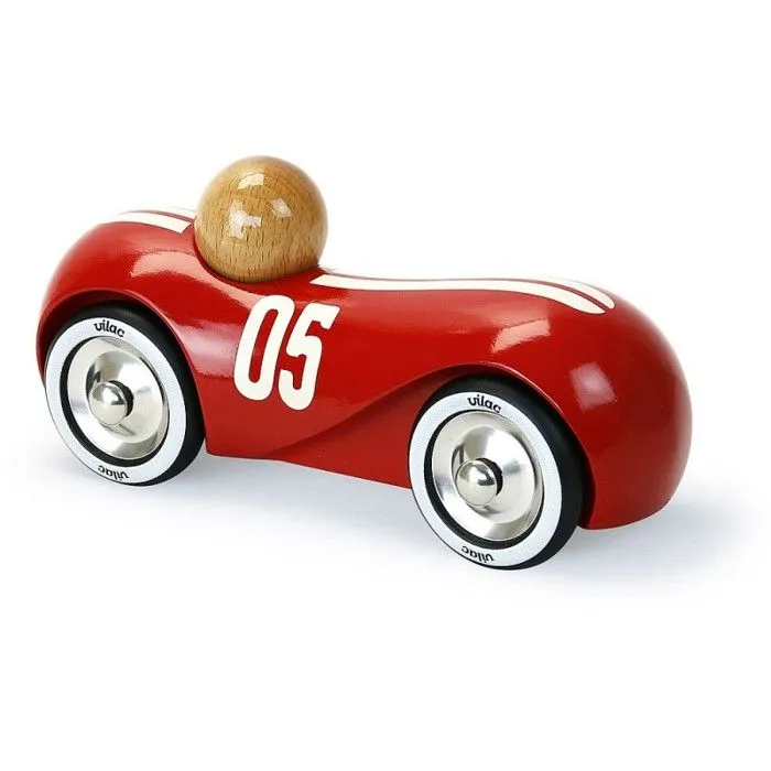 Vilac - Voiture Streamline vintage rouge-0