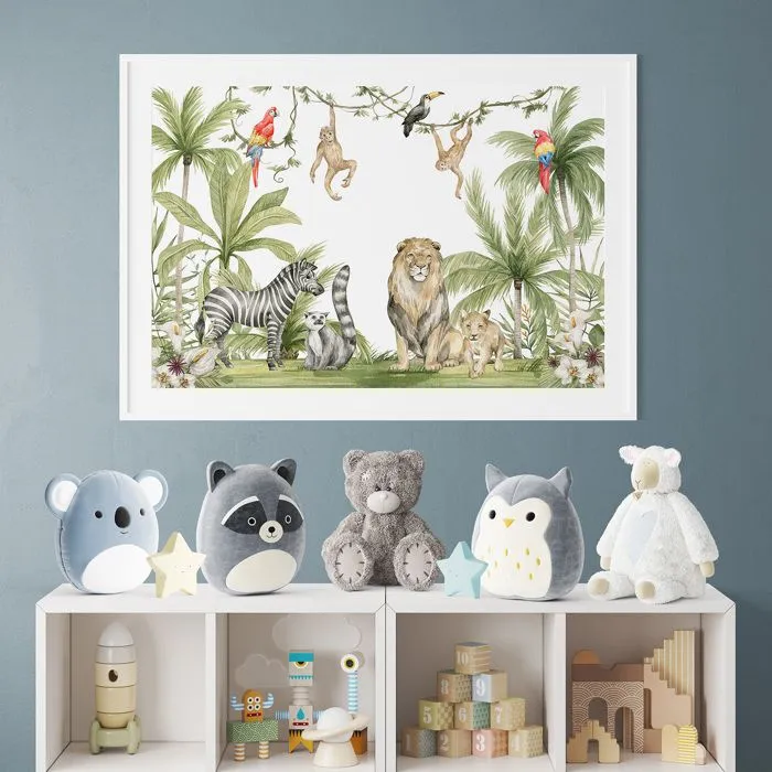 Poster / Affiche enfants - Jungle 3617689720074 - 50x75 cm-0