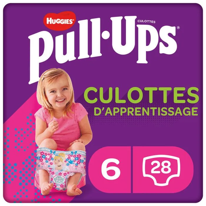 Huggies Pull-Ups Trainers Couches pour Fille 2-4 Ans (4x28)-5