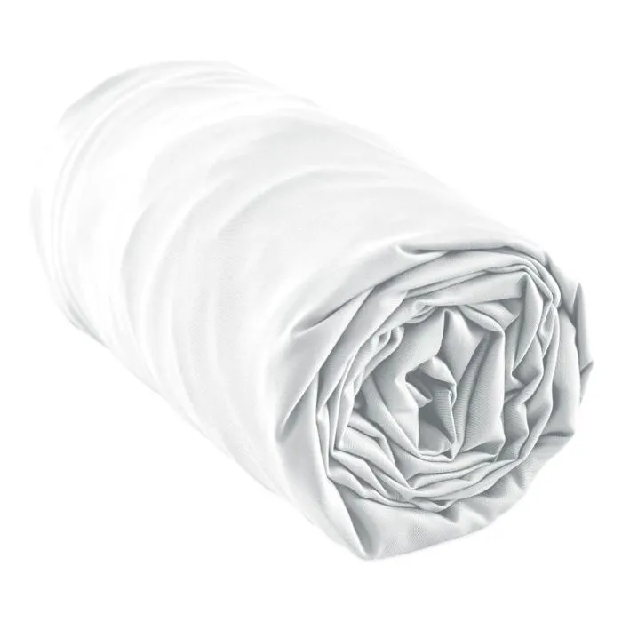 Drap housse "Salomé" Viscose de bambou 120 fils/cm² toutes dimensions - Salomé Chantilly - 160 x 200 cm bonnet de 30 cm-1