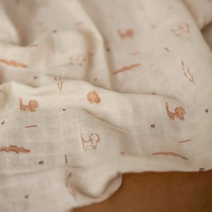Lot de 3 langes en coton bébé-0