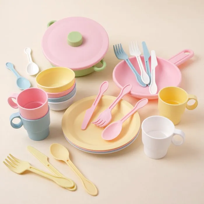 KIDKRAFT - Dinette ustensiles de cuisine - 27 pièces - pastel-2