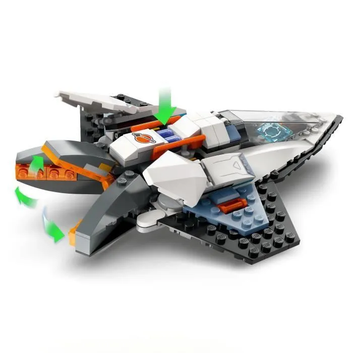 LEGO® 60430 City Le Vaisseau Interstellaire, Jouet sur l'Espace, Cadeau Enfants Dès 6 Ans, Jeu Créatif avec Minifigurines-2